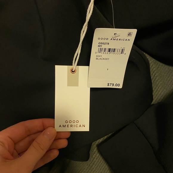 NWT Good American Scuba Crop Mock Meck Long Sleeve PRICE FIRM - Picture 7 of 10